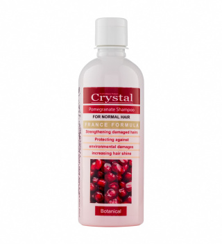 شامپو روزانه کریستال حاوی عصاره انار مناسب موهای معمولی و رنگ شده حجم 400 میلی لیتر