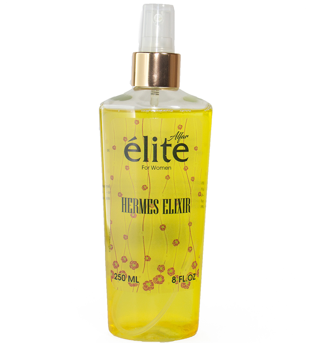 بادی اسپلش زنانه الیت مدل Hermes Elixir حجم 250 میلی لیتر نمای ۲