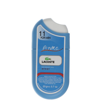 عطر فندکی مردانه مدل Lacoste Essential Sport حجم 20میل آنیکا