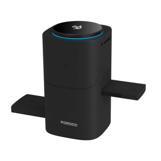 شارژر وایرلس 3 کاره پرودو مدل AUTO ROTATE/SLIDE QI2 FWCH043