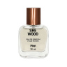 عطر جیبی زنانه مدل She Wood حجم 30 میلی لیتر پینک ویژوال