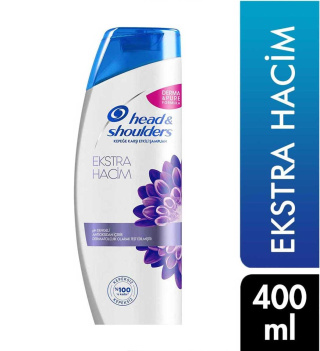 شامپو حجم دهنده و ضد شوره مدل Ekstra Hacim مناسب انواع مو 400 میل هد اند شولدر - 01