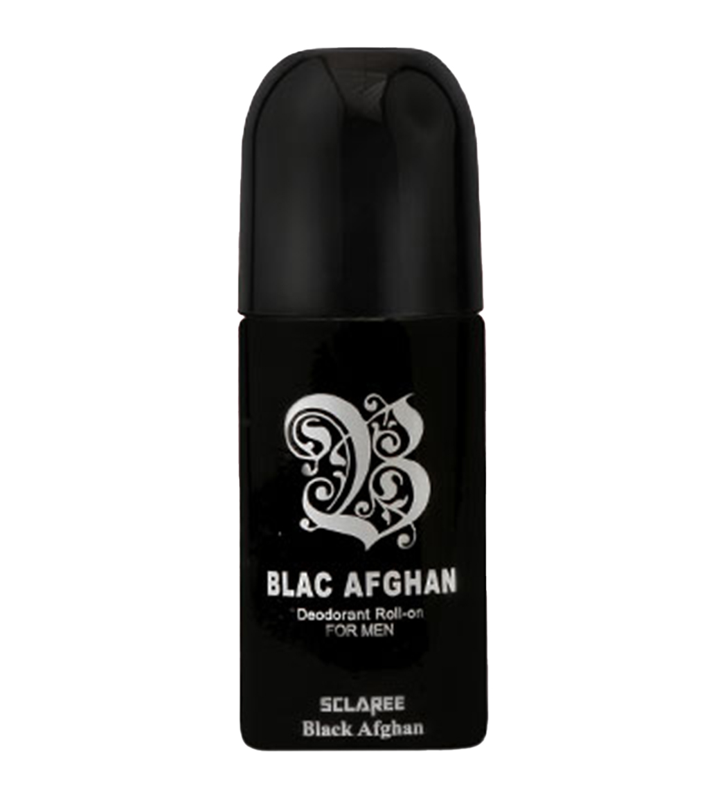 دئودورانت رولی مردانه Black Afghan Blac Afghan حجم 60میل اسکلاره نمای ۲