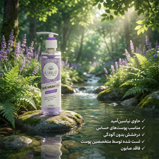 ژل شستشو صورت مدل نیاسین آمید مناسب پوست حساس حجم 210 میلی لیتر ایلابرت - 03