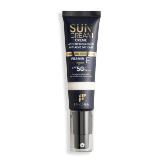 کرم ضد آفتاب بی رنگ بدون چربی و ضدجوش SPF 50 حجم 35 میلی لیتر فانوما