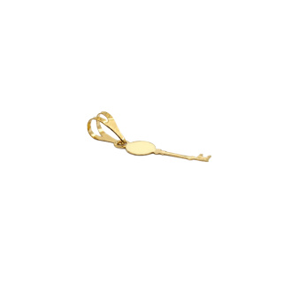 آویز گردنبند طلا 18 عیار زنانه طرح کلید کد MM2350 - 01