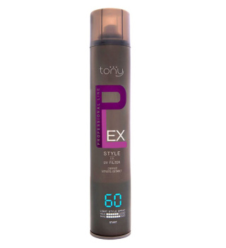 اسپری مو تونی مدل Plex 60 مناسب انواع مو حجم 400 میلی لیتر