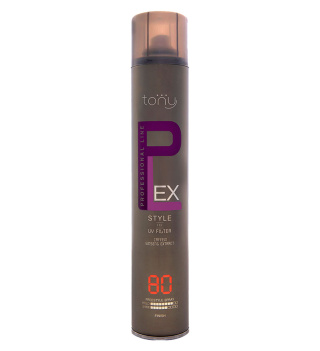 اسپری مو تونی مدل Plex 80 مناسب انواع مو حجم 400 میلی لیتر