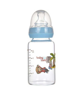 شیشه شیرخوری فاقد BPA کد 439 حجم 120 میل بی بی لند