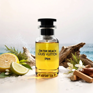 عطر جیبی مدل Louis Vuitton On The Beach حجم 25 میلی لیتر پینک ویژوال - 03