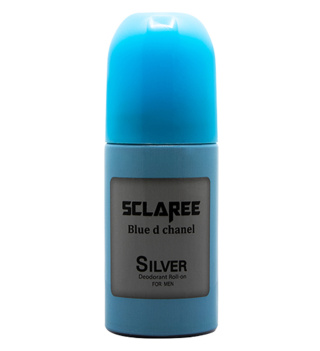 دئودورانت رولی مردانه Blue D Chanel Silver حجم 60میل اسکلاره