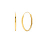 گوشواره حلقه ای طلا 18 عیار زنانه مدل ME1247