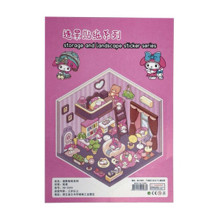 استیکر سه بعدی فانتزی کد 410-5 بسته 3 عددی ارسال به صورت رندوم - 03