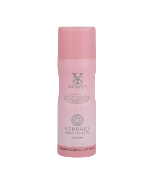 دئودورانت زنانه Versace Bright Crystal حجم 200میل شمیاس نمای ۲