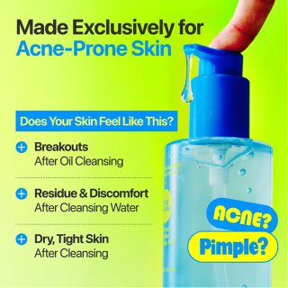 ژل پاک کننده میسلار فاقد چربی مدل Zero Blemish مناسب پوست مستعد جوش حجم 200 میلی لیتر نامبوزین - 05