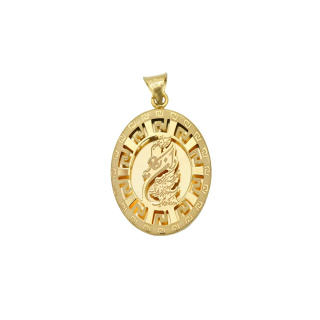 آویز گردنبند طلا 18 عیار زنانه مدل MM1937 - 2 طرح وان یکاد مهر گالری