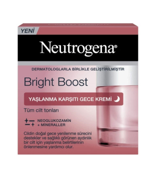 کرم شب روشن کننده و ضد لک مدل Bright Boost مناسب پوست های کدر و لک دار حجم 50 میل نوتروژینا - 01
