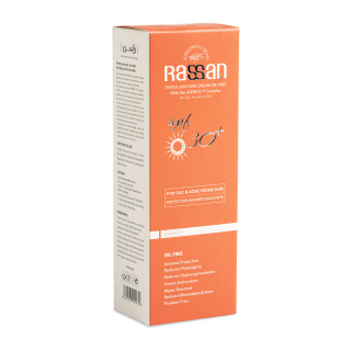 کرم ضد آفتاب رنگی با SPF 30 فاقد چربی و پارابن مناسب پوست چرب و مستعد آکنه حجم 40 میلی لیتر راسن - 04