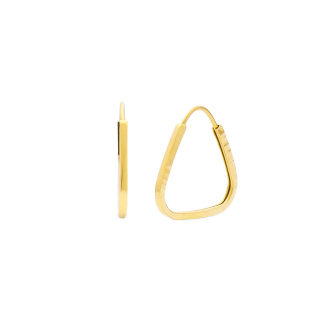 گوشواره حلقه ای طلا 18 عیار زنانه مدل ME1250 مهر گالری