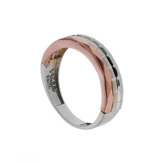 ست حلقه طلا 18 عیار زنانه و مردانه مدل MR1353 مهر گالری - 02