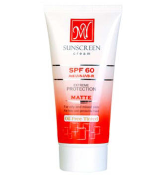 کرم ضد آفتاب رنگی با SPF60 مناسب پوست چرب و مختلط حجم 50 میلی لیتر مای