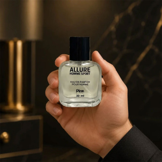 عطر جیبی مردانه مدل آلور هوم اسپورت حجم 30 میلی لیتر پینک ویژوال - 01