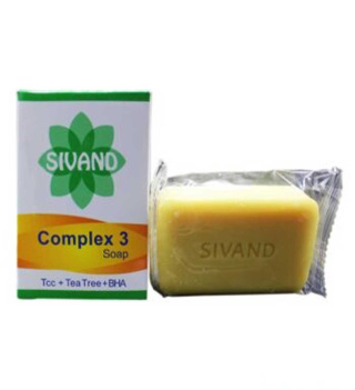 صابون کمپلکس 3 حاوی روغن درخت چای و تری کلوکربان 90گرم سیوند - 01