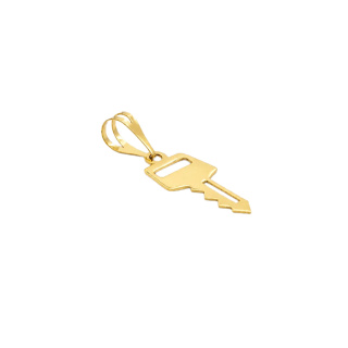 آویز گردنبند طلا 18 عیار زنانه طرح کلید کد MM2344 - 01