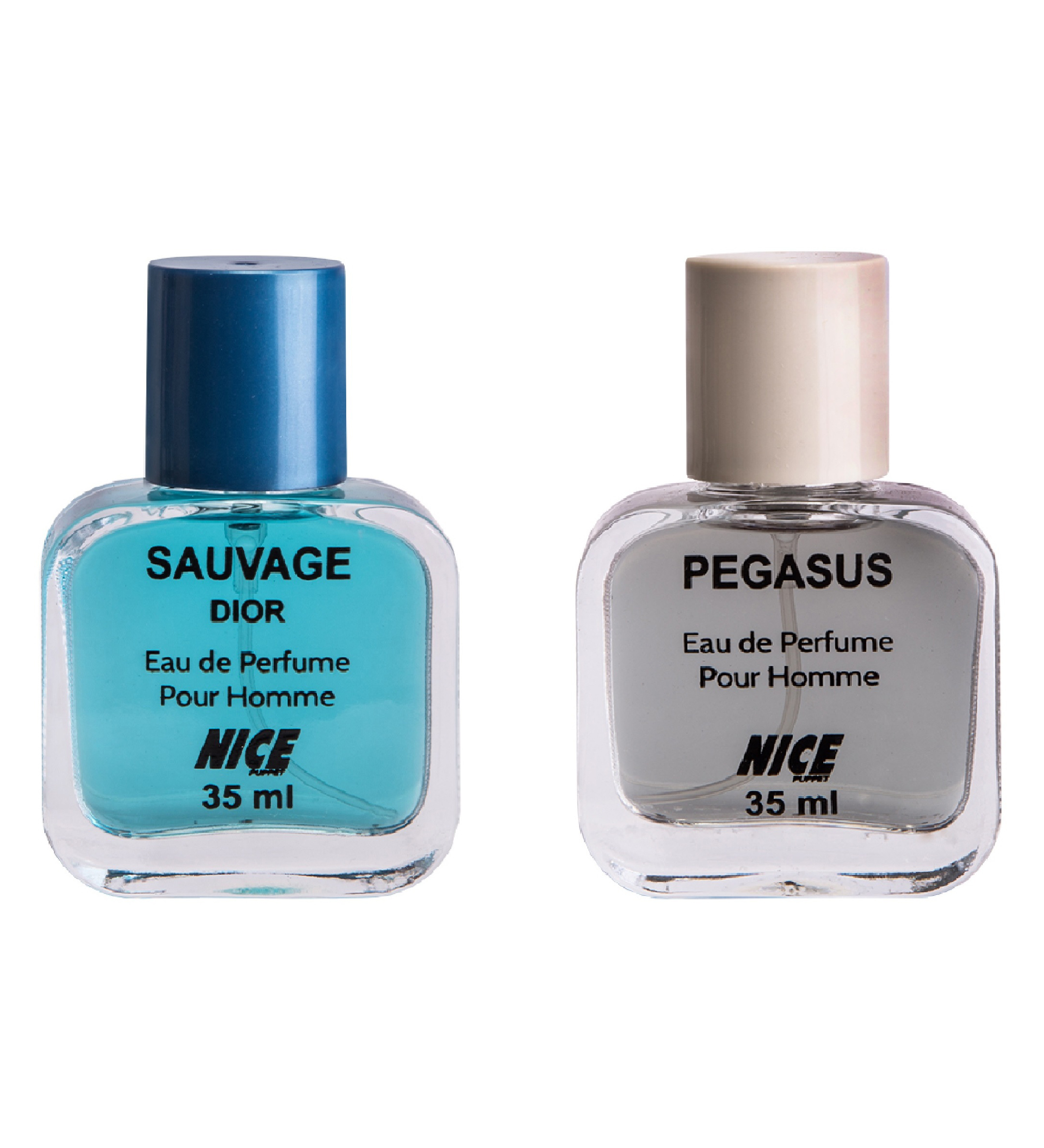 2 عدد عطر جیبی مردانه Pegasus و Sauvage Dior حجم 50 میل نایس پاپت نمای ۲