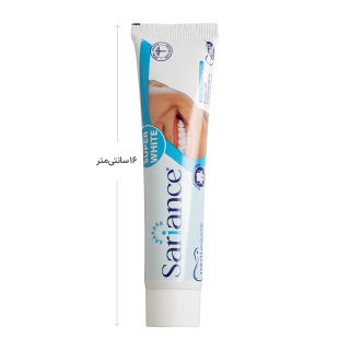 خمیر دندان سفید کننده مدل Super White وزن 100 گرم ساری انس - 06
