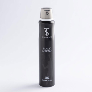 اسپری خوشبو کننده بدن مردانه مدل Black Legend حجم 200 میلی لیتر تاپ سکرت - 01