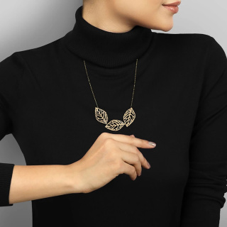 گردنبند طلا 18 عیار زنانه مدل MM1175 - 02