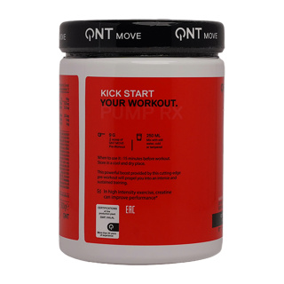 پودر با Pre Workout با طعم میوه های قرمز وزن 300 گرم کیو ان تی - 02