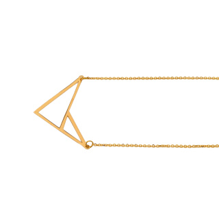 گردنبند طلا 18 عیار زنانه با زنجیر حلقه ای (فلامینگو) مدل MM2184 - 04