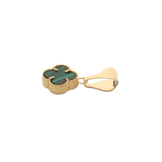 آویز گردنبند طلا 18 عیار زنانه طرح ونکلیف کد MM2259 - 03