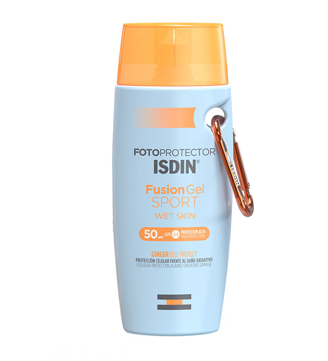 کرم ضد آفتاب بی رنگ ایزدین مدل Fusion Gel با SPF50 مناسب انواع پوست حجم 100 میلی لیتر نمای ۲