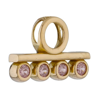 آویز گردنبند طلا 18 عیار زنانه مدل MM1863 مهر گالری - 01