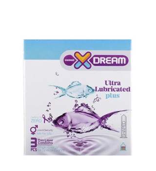 کاندوم 3عددی بسیار روان و چرب Ultra Lubricated ایکس دریم