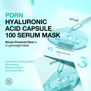 ماسک ورقه ای صورت آنوا حاوی PDRN و هیالورونیک اسید حجم 23 میلی لیتر - 01