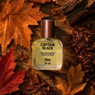 عطر جیبی مردانه مدل Captain Black حجم 30 میلی لیتر پینک ویژوال - 02