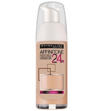 کرم پودر میبلین مدل 24 ساعته Affinitone حاوی SPF 19