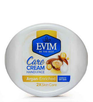 کرم دست و صورت روغن آرگان مناسب پوست های خشک 140ml ایویم