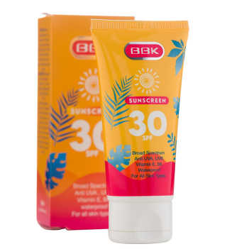 کرم ضد آفتاب بی رنگ ببک با SPF30 مناسب انواع پوست حجم 50 میلی لیتر - 02