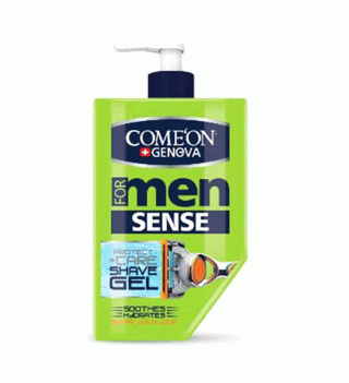 ژل اصلاح مردانه کامان مدل Sense حجم 260 میلی لیتر