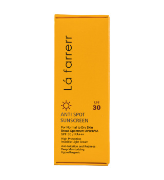 کرم ضد آفتاب و ضد لک بی رنگ مدل SPF30 مناسب پوست نرمال و خشک حجم 40 میلی لیتر لافارر - 05