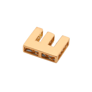 آویز گردنبند طلا 18 عیار زنانه طرح حرف E کد MM2142 - 01