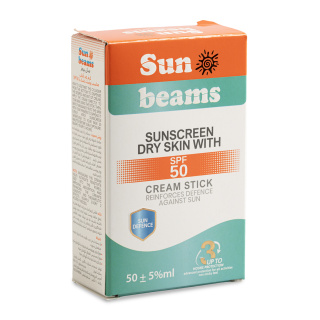کرم ضد آفتاب استیکی مناسب پوست خشک با SPF50 حجم 50 میلی لیتر سان بیمز - 02