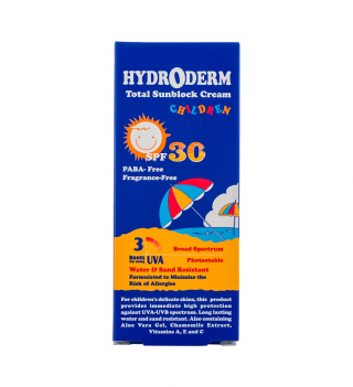 کرم ضد آفتاب بی رنگ با SPF30 مناسب کودک حجم 50 میلی لیتر هیدرودرم - 02