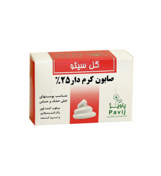 صابون کرمدار 25 درصد 100 گرمی گل سیتو