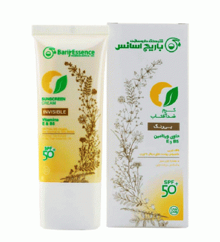 کرم ضد آفتاب فاقد رنگ پوست نرمال و چرب باریج اسانس